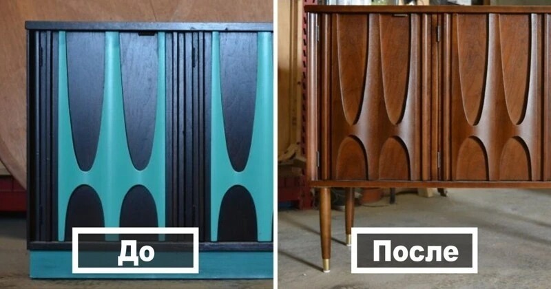 Bigpicture.ru фото до и после снятия краски с деревянной мебели 28t090048.901