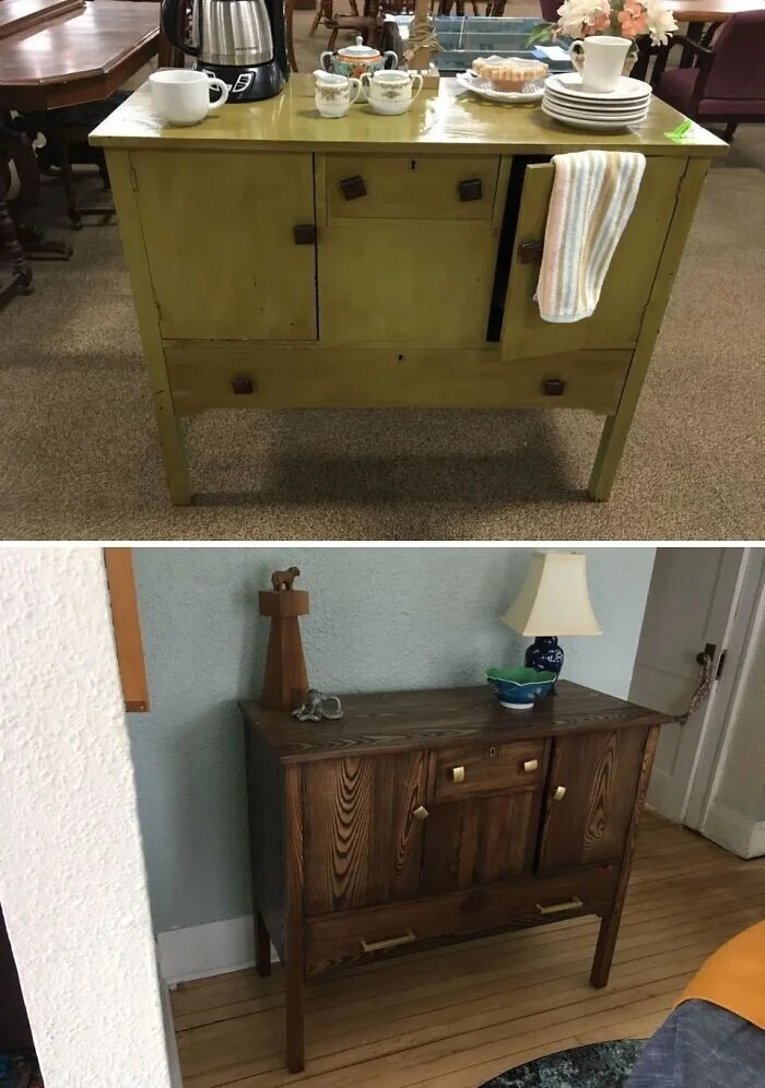 Bigpicture.ru фото до и после снятия краски с деревянной мебели 28t090956.284