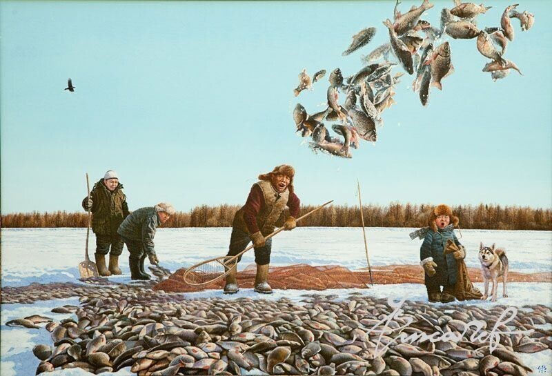 Bigpicture.ru Простые житейские радости на картинах якутского художника Андрея Чикачева