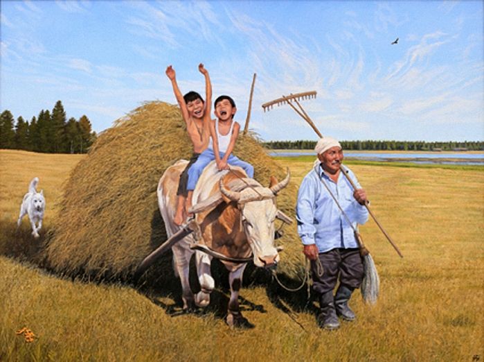 Bigpicture.ru Простые житейские радости на картинах якутского художника Андрея Чикачеваrussia