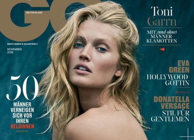 Тони Гаррн на модном показе