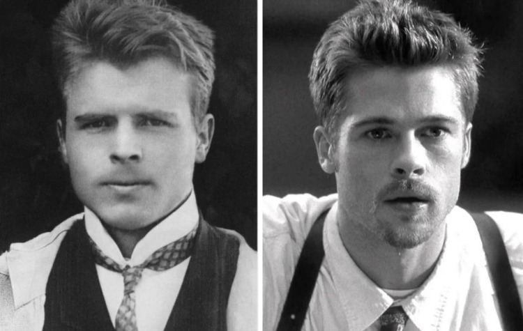 Брэд Питт в фильме Семь и Герман Роршах психиатр тест Роршаха