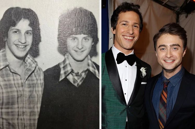 Энди Сэмберг Дэниел Рэдклифф и школьный ежегодник 1978 двойники