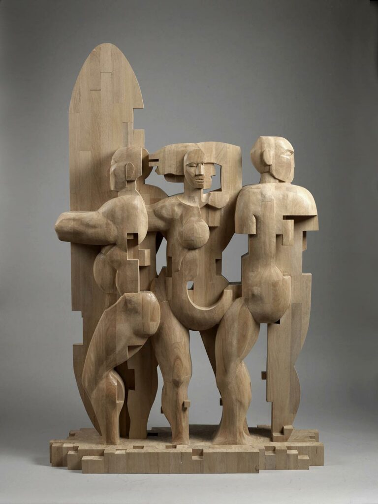 Bigpicture ru hsu tung han sculptures beach boys wood 116×76×30cm