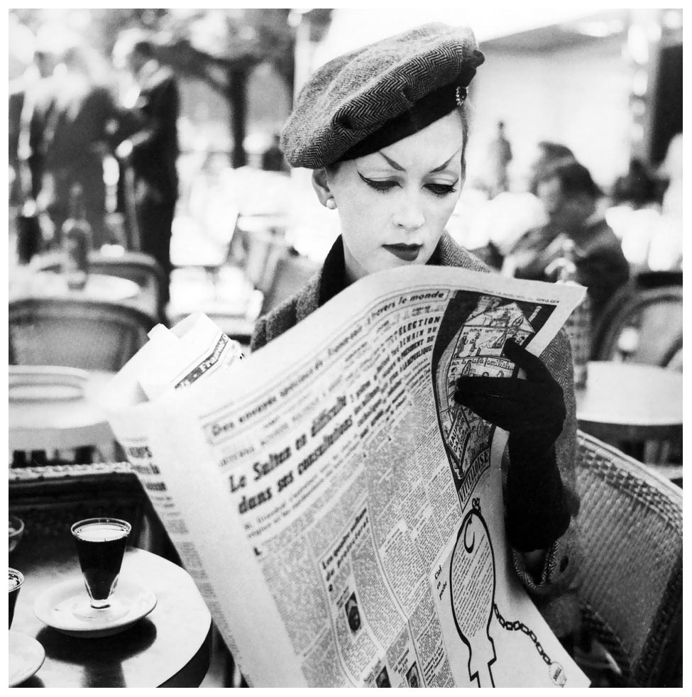Bigpicture.ru История первой топ-модели Довимыin hat and suit by dior photo by avedon fouquets paris august 1955