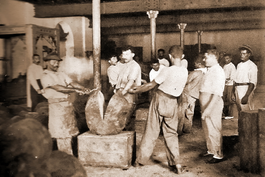 Bigpicture.ru Цех по производству каучука в Бразилии. Конец 19 века