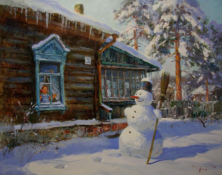 Bigpicture.ru Зачем лепят снеговиков