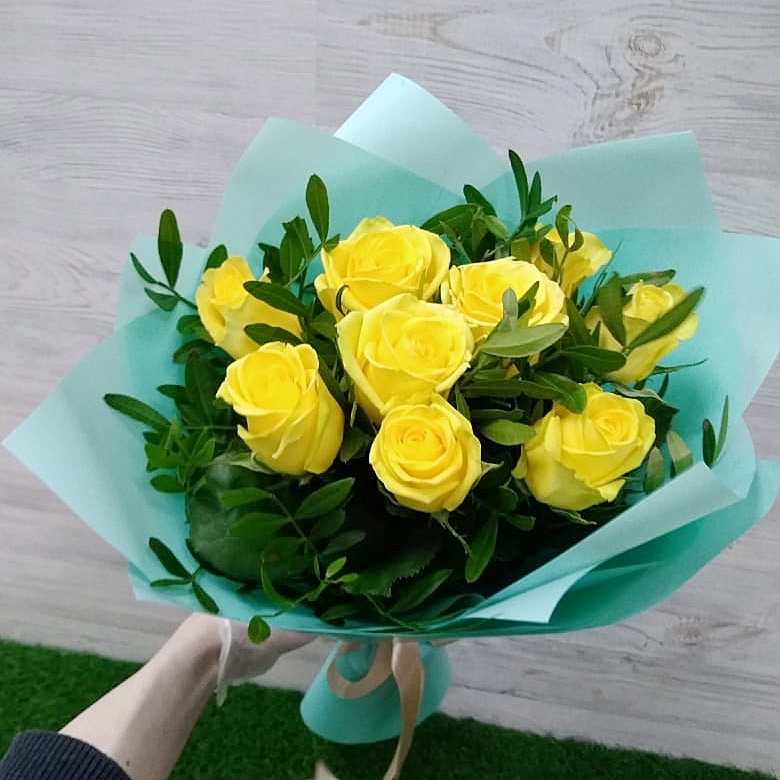 Bigpicture.ru желтые розы букет
