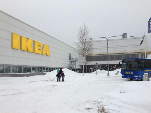 Bigpicture.ru Этот магазин IKEA в Эспоо, Финляндия, является единственным белым магазином IKEA в мире