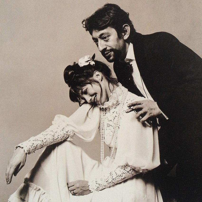 Джейн Биркин и Серж Генсбур на Балу Пруста 1971 костюмы Belle Époque