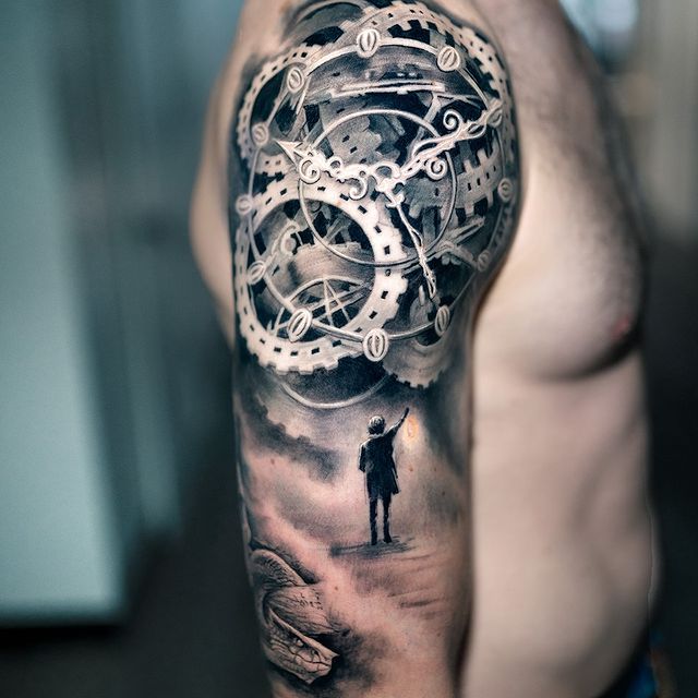 Bigpicture.ru стильные татуировки Дарвин Энрикез