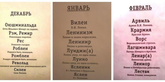 Bigpicture.ru Советские календари помогали с выбором имен