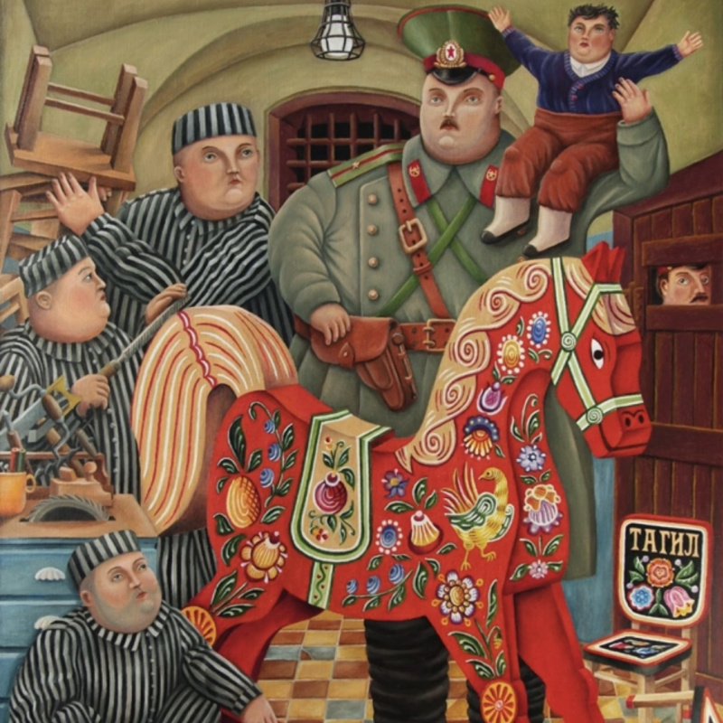Bigpicture.ru Советская эпоха на картинах художника-примитивиста Аркадия Ачитова