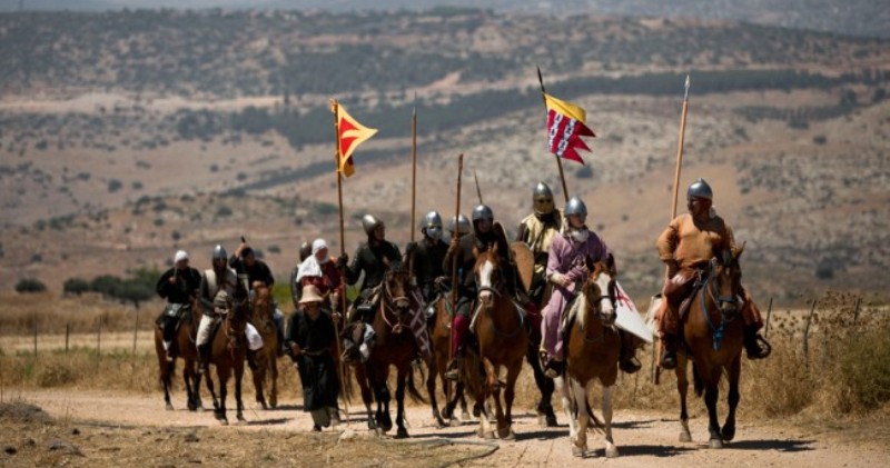 Как рыцари-крестоносцы в доспехах спасались от жары на Ближнем Востоке 