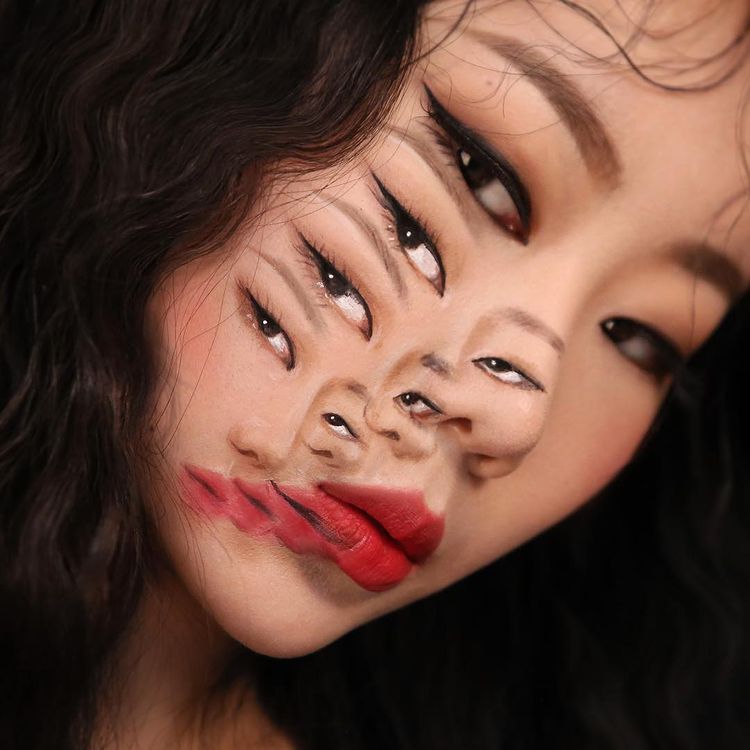 Bigpicture ru кореянка создает оптические иллюзии на собственном теле 13