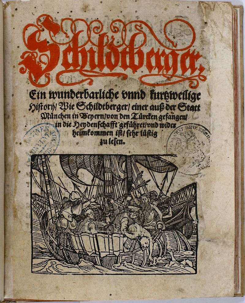 Bigpicture.ru Титульный лист мемуаров Иоганная Шильтбергера издания 1570 года