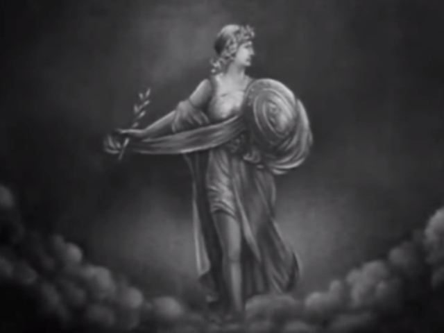 Ранняя версия логотипа Columbia Pictures 1924-1928 годов