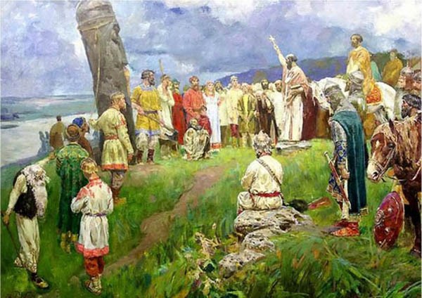 Bigpicture.ru Как восточным славянам навязывали чуждого им бога Перунаидол свержение перуна христианами