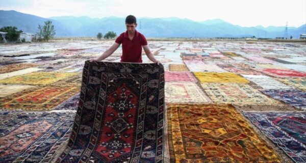 Зачем турки раскладывают на полях тысячи ковров
