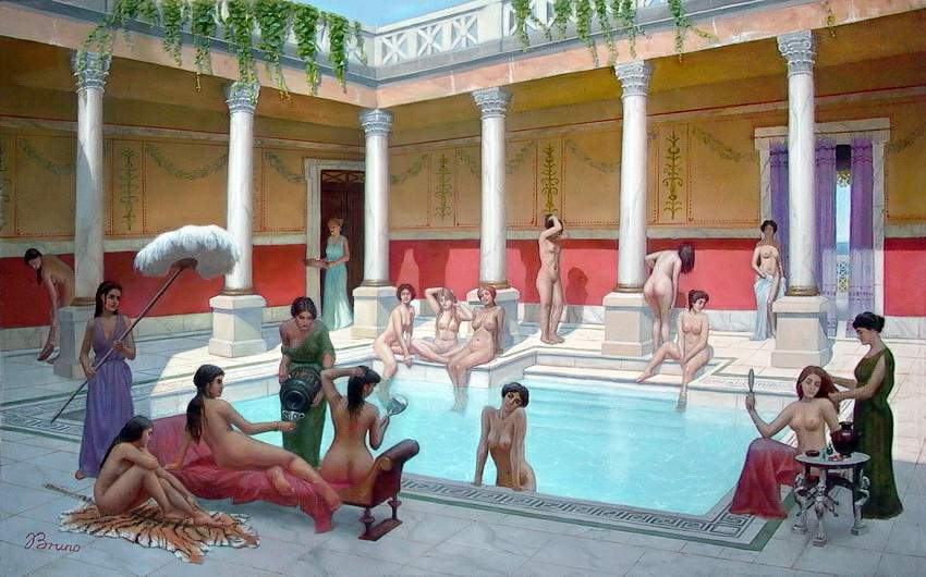 Bigpicture.ru картина Бруно Вепхвадзе Римские бани