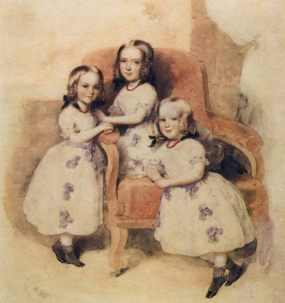 Bigpicture.ru дочь Дантеса Леони-Шарлотта (слева) с сестрами