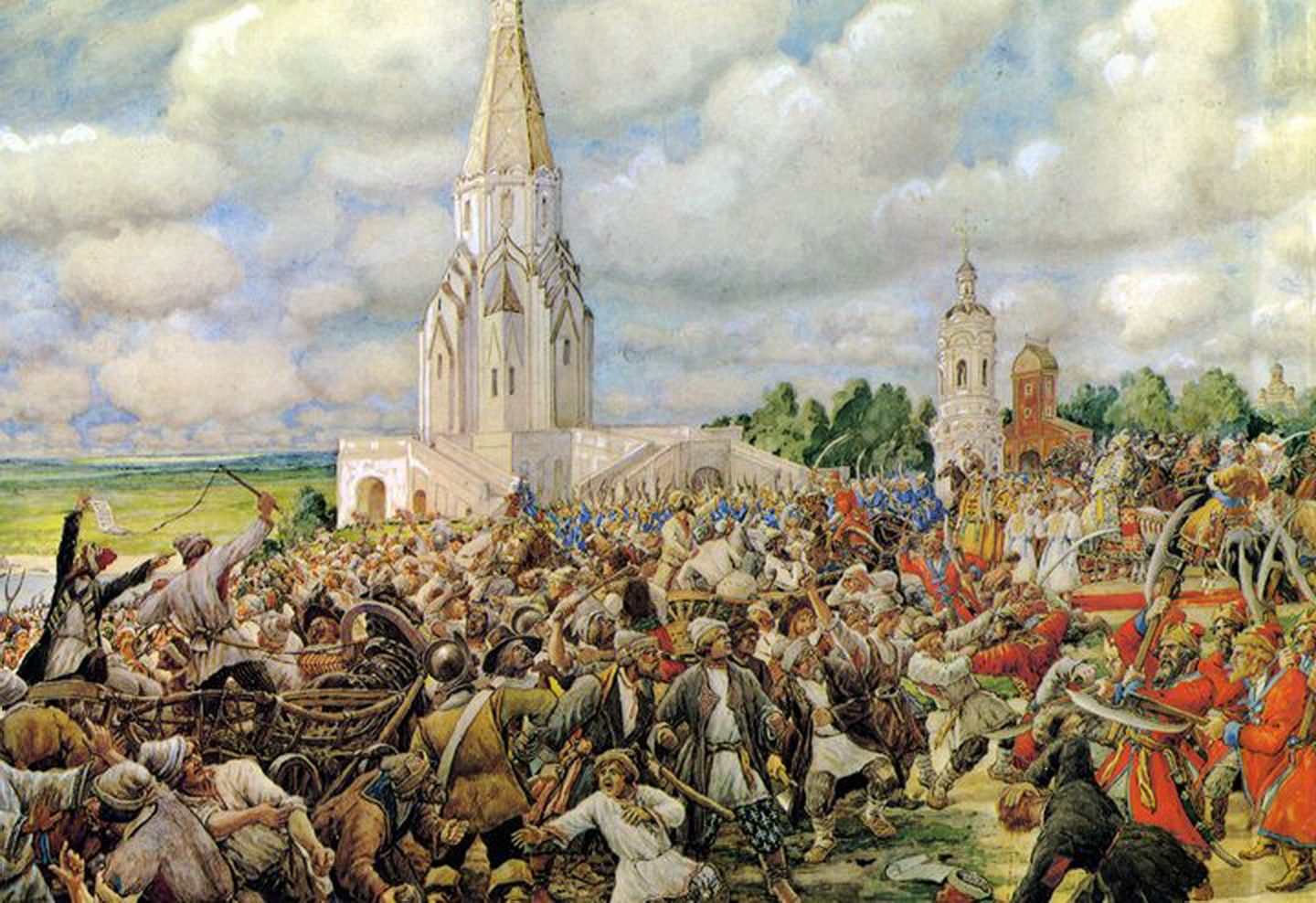 Картина Эрнеста Лисснера Медный бунт. (1938 год)