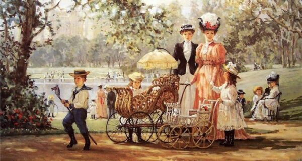 Детские коляски разных эпох, поражающие своим безумным дизайном