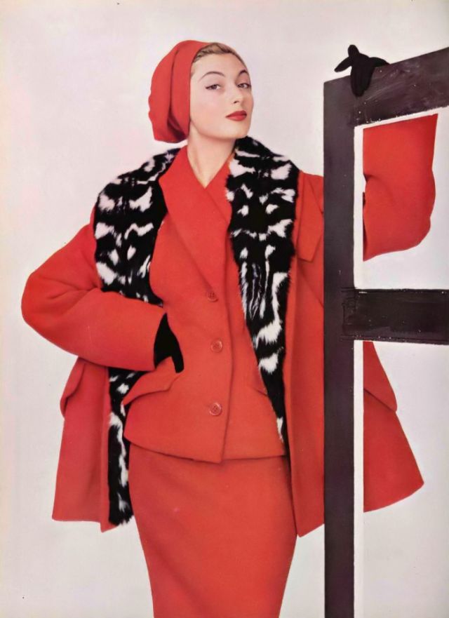 Bigpicture.ru Модели в нарядах модного дома Jean Patou 1950-х годов 10