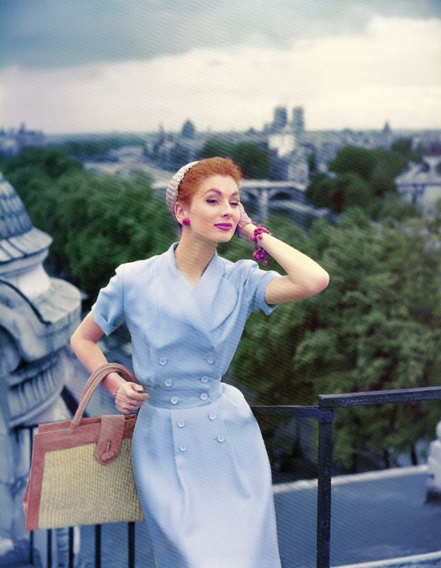 Bigpicture.ru Модели в нарядах модного дома Jean Patou 1950-х годов 11