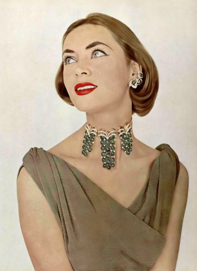 Bigpicture.ru Модели в нарядах модного дома Jean Patou 1950-х годов 13