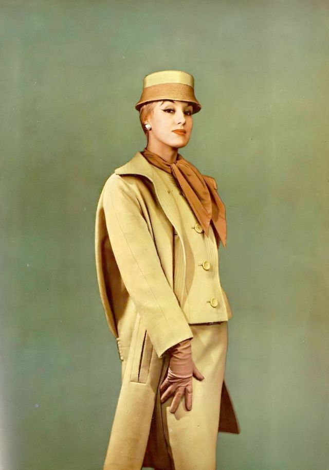 Bigpicture.ru Модели в нарядах модного дома Jean Patou 1950-х годов 14