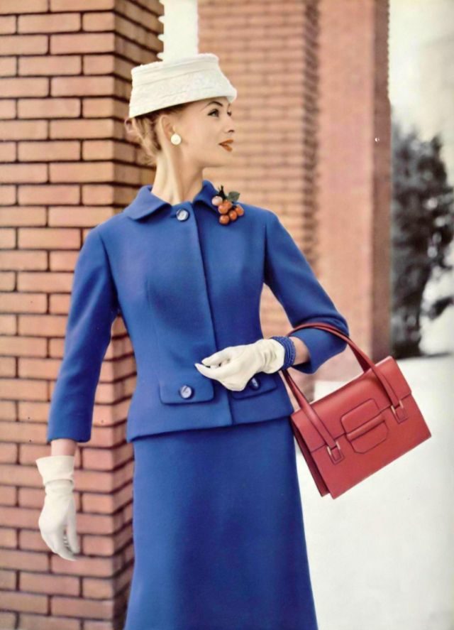 Bigpicture.ru Модели в нарядах модного дома Jean Patou 1950-х годов 16