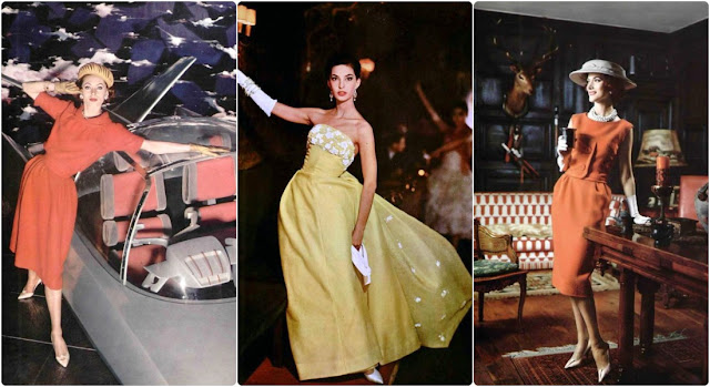 Bigpicture.ru Модели в нарядах модного дома Jean Patou 1950-х годов