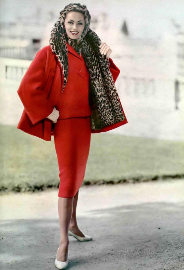Bigpicture.ru Модели в нарядах модного дома Jean Patou 1950-х годов 20