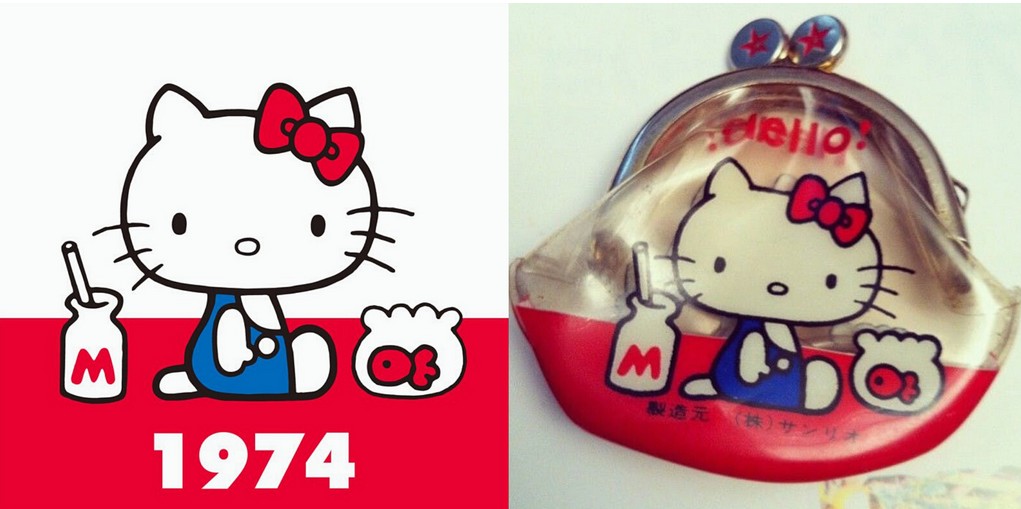 Bigpicture.ru Первое изображение Hello Kitty и первый продукт с ее изображением