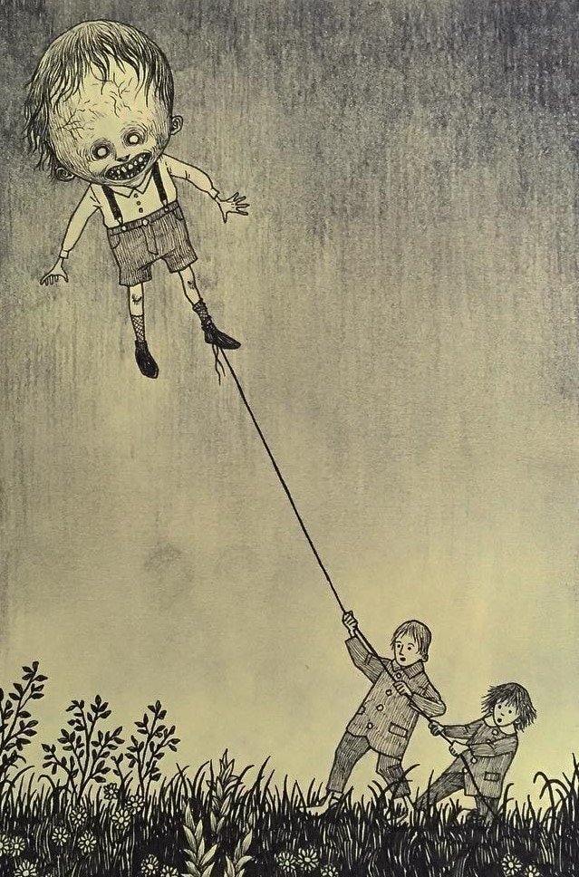 Bigpicture.ru Детские кошмары на рисунках мастера хоррора Джона Мортенсена