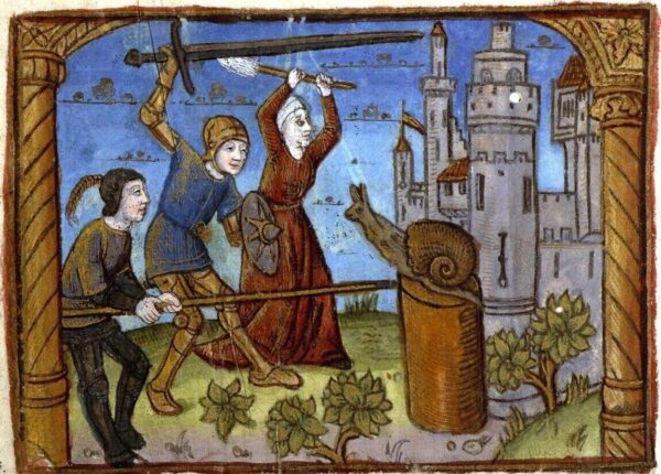Почему на средневековых рисунках улитки сражаются с рыцарями