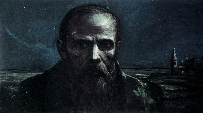 Bigpicture.ru карандашный портрет классика Федора Михайловича Достоевского