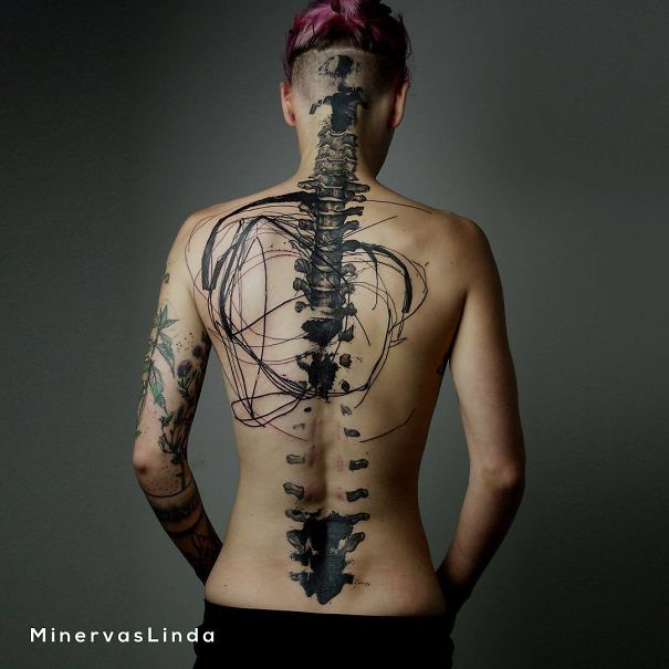 Bigpicture ru spine tattoo ideas designs 23