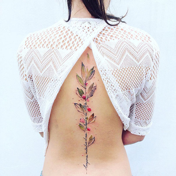 Bigpicture ru spine tattoo ideas designs 29