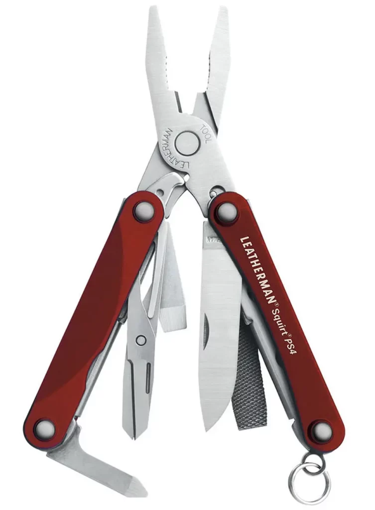 Мультитул leatherman squirt ps4 red