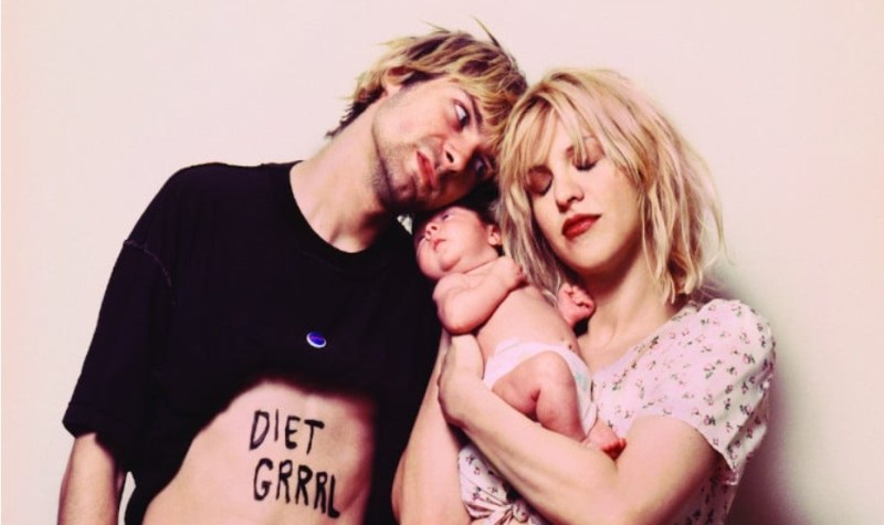 Домашняя фотосессия Курта Кобейна и Кортни Лав в 1992 году Family Values by Guzman