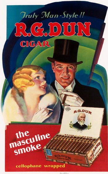 Bigpicture.ru Рекламные плакаты сигарет и сигар 1920-х и 30-х 13