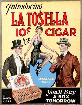 Bigpicture.ru Рекламные плакаты сигарет и сигар 1920-х и 30-х 8