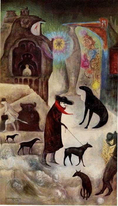 Леонора Каррингтон (Leonora Carrington) и Макс Эрнст в США