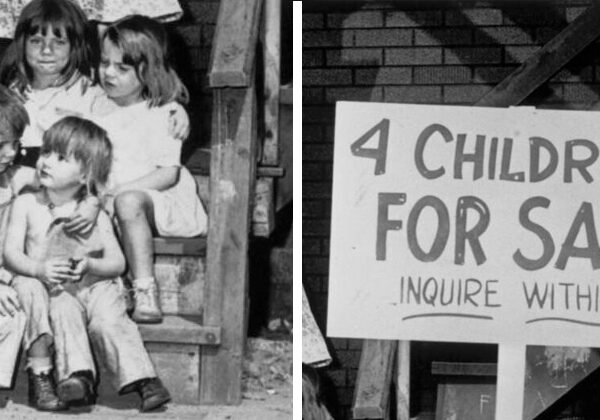 Объявление о продаже детей: история снимка из США 1948 года, который считают постановкой