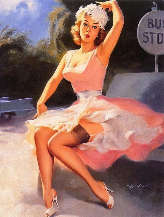 Bigpicture.ru. Билл Мэдкалф (Bill Medcalf) pin-up иллюстрации