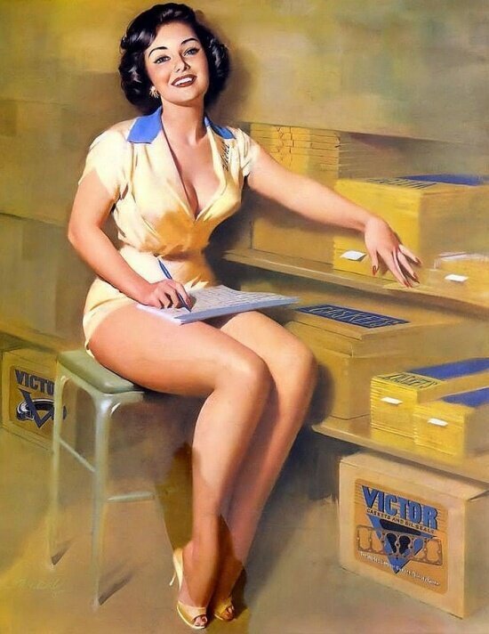 Bigpicture.ru. Билл Мэдкалф (Bill Medcalf) pin-up иллюстрации