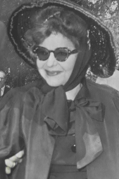 Клара Боу 1962 год на похоронах мужа