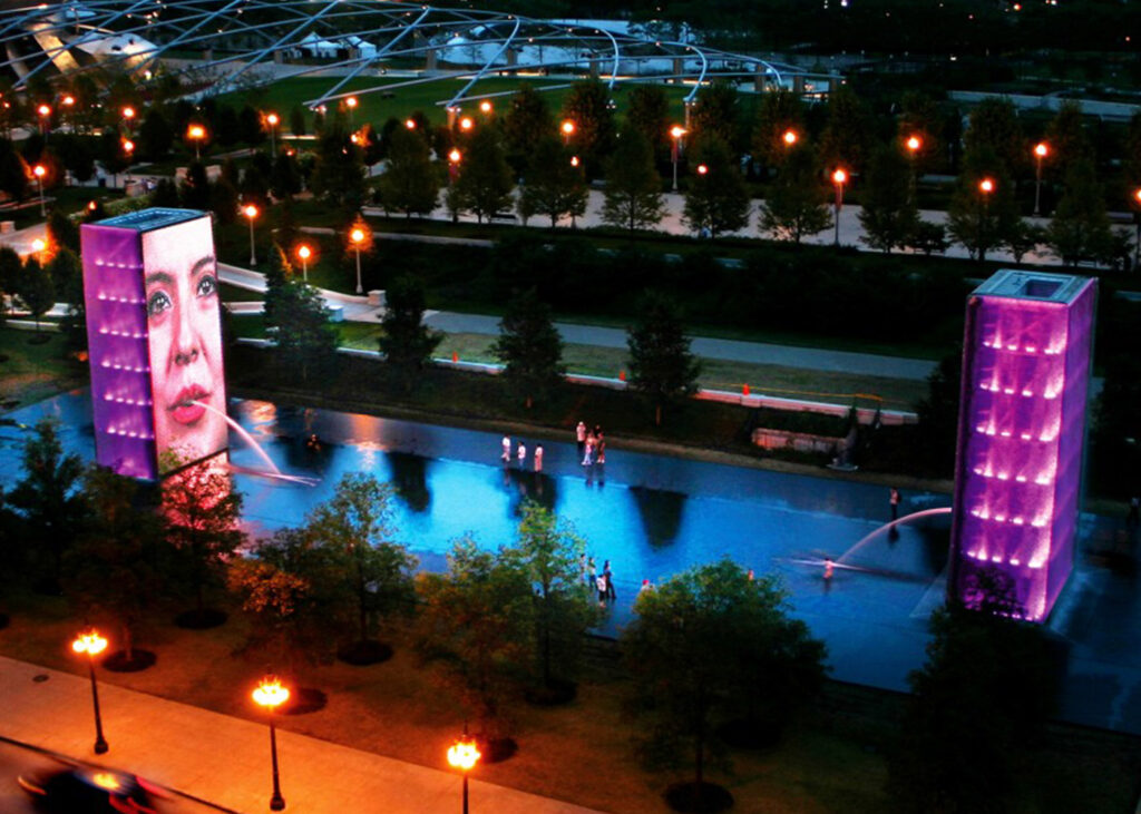 Bigpicture.ru crown fountain night